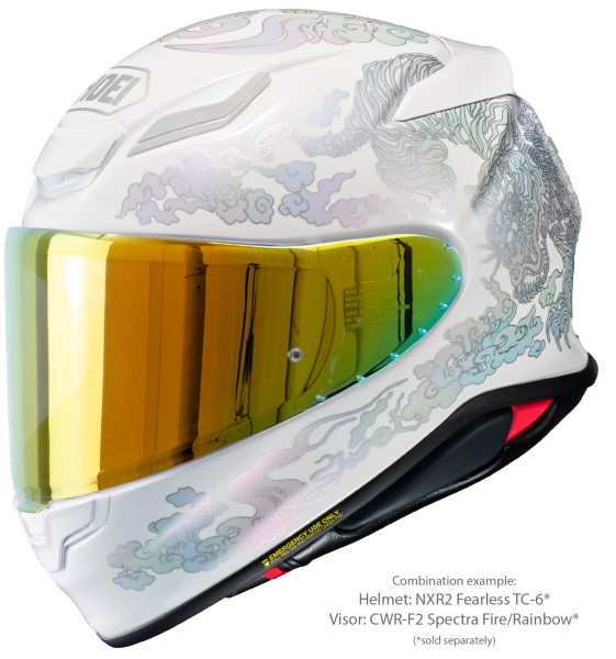 Casca integrala SHOEI NXR2 FEARLESS TC-6 Alb XXL-5