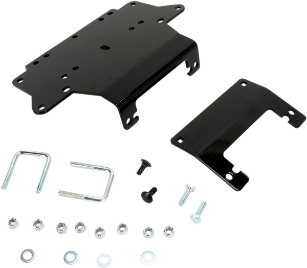 Winch Mount Mud Utv Hon Black 