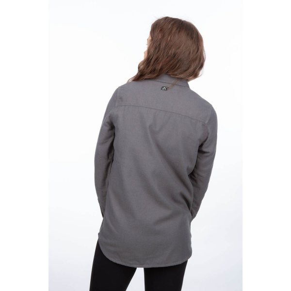 Cămașă flanel damă  Klim Kinsey Midweight Raspberry Radiance - Golden Brown (Non-Current), 10, nordicamoto.ro