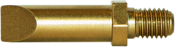 Chisel Tooth Studs Gold, 1, nordicamoto.ro