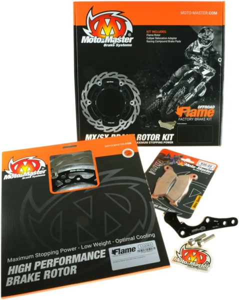 Brake Kit Black, Stainless Steel-0