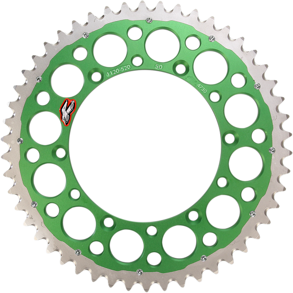 Twinring Rear Sprocket Green, 2, nordicamoto.ro