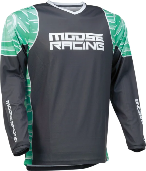 Tricou Moose Racing Qualifier Gray/Teal XL, 1, nordicamoto.ro