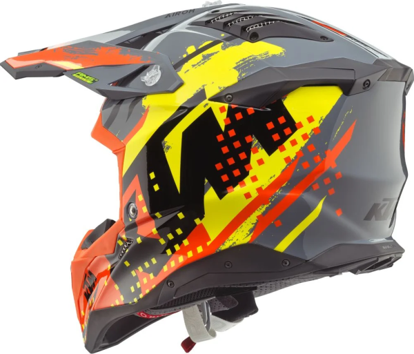 Casca KTM Aviator 3 Yellow/Gray/Orange-0