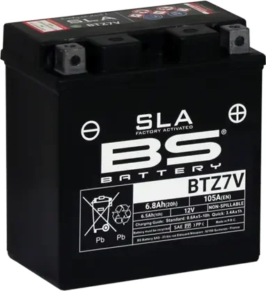 Sla Factory-activated Agm Maintenance-free Batteries Black 
