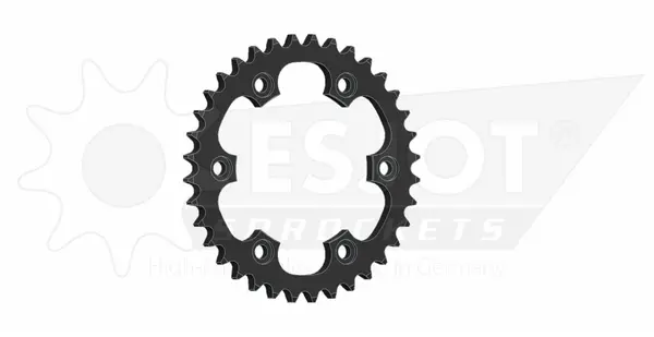 Standard Sprocket Rear 530 Black, 1, nordicamoto.ro