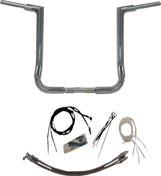 1-1/2(r) Ez Install Flat Top Handlebar Kit Silver, 2, nordicamoto.ro
