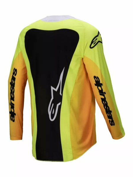 Tricou Alpinestars Techstar Melt Black/Yellow-0