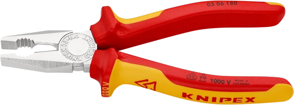 Combinatopn Pliers Red, Yellow, 1, nordicamoto.ro