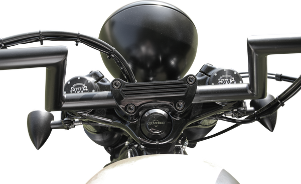 Handlebar Clamp For Harley Sportster Black, 4, nordicamoto.ro