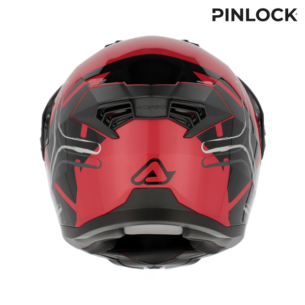 Casca Flip-up Acerbis Rider Graphic Rosu/Gri XL-6