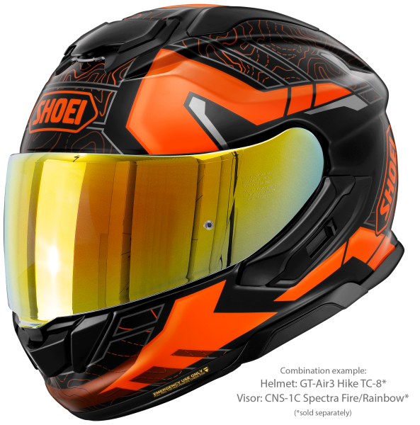 Casca integrala SHOEI GT-AIR3 HIKE TC-8 Negru/Portocaliu XXL-5