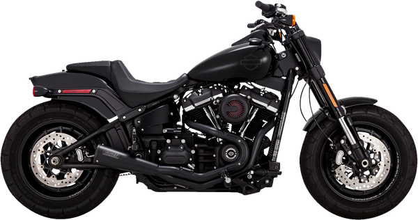 2-into-1 Upsweep Exhaust System Black, 3, nordicamoto.ro