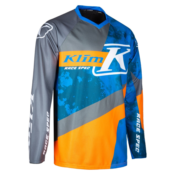 Tricou Snowmobil Klim Revolt Black - Fiery Red-6