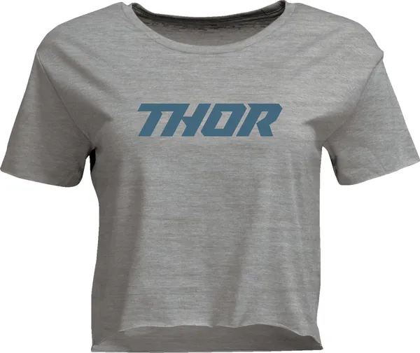 THOR Women's Corp Crop T-shirt Gray -3
