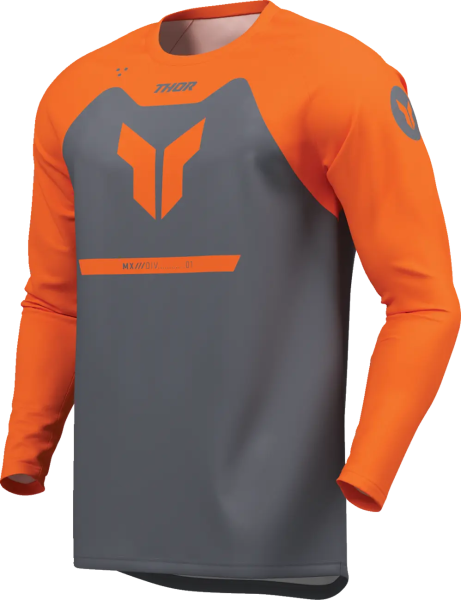 Youth Ridemode Menace Jersey Gray, Orange -3
