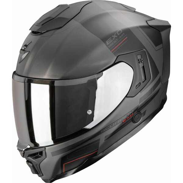 Casca integrala SCORPION EXO-1500 AIR DUAL M Alb/Negru/Albastru, 1, nordicamoto.ro