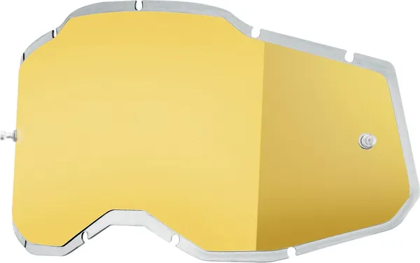 Lentila ochelari 100% Accuri 2/Racecraft 2/Strata 2 Injected Mirror Gold-0