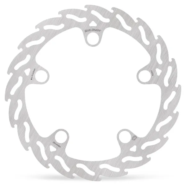 Flame Series Fixed Rotor Silver, Stainless Steel-0