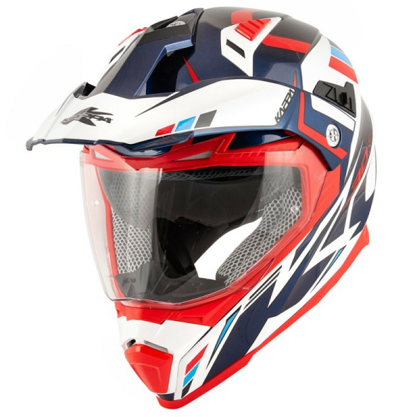 Casca Kappa KV30 EVO Grayer Dual Glossy white / Blue / Red-e6d016a6a7ae8d3ef3adf2b9fd5af732.webp