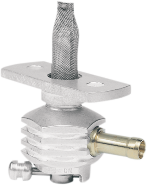 Power-flo Hex Fuel Valve Silver, 1, nordicamoto.ro