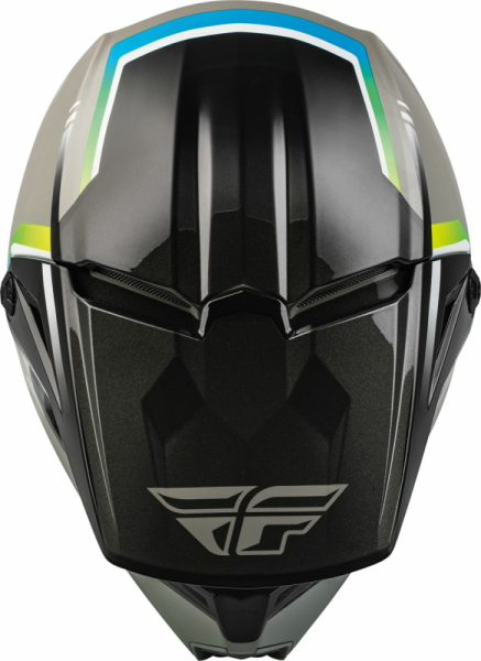 Casca Moto Fly ECE Kinetic Vision Gri/Negru-1