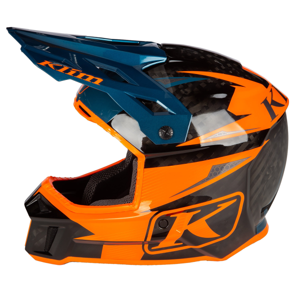 Casca Klim F3 Carbon Pro Off-Road ECE STRIKER CARBON GLOSS BLACK-20