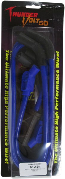 409 Pro Race Custom-fit Spark Plug Wire Kit Blue, 2, nordicamoto.ro