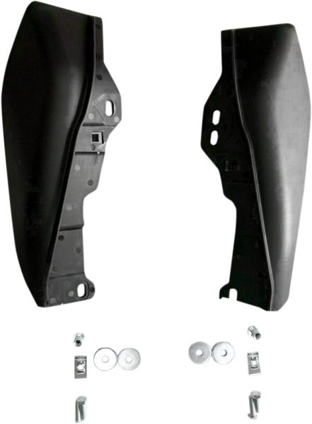 Frame Mounted Heat Deflectors Black, 2, nordicamoto.ro