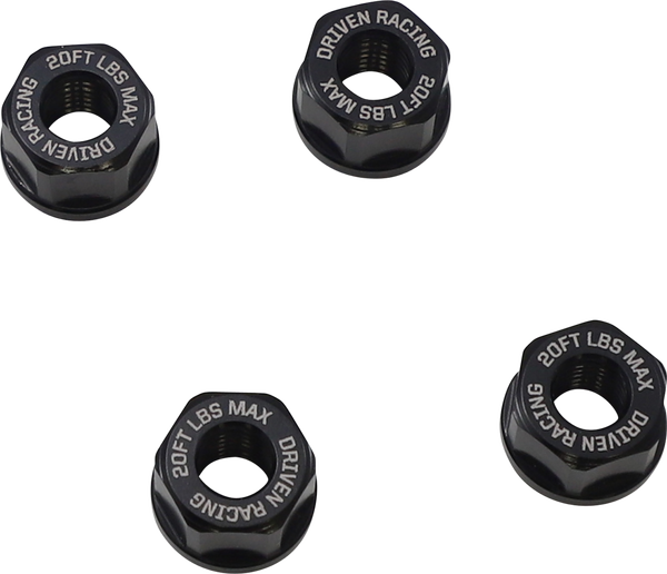 Sprocket Nuts Black, 1, nordicamoto.ro