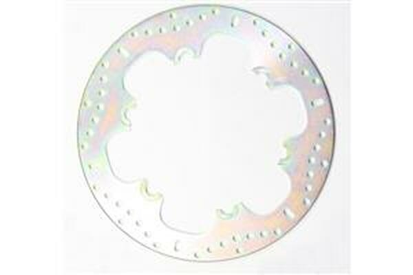 Round Hpsr Solid Brake Rotor Silver, Stainless Steel, 1, nordicamoto.ro
