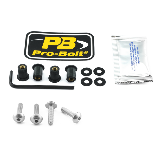 Screen Bolt Aluminium Silver, 1, nordicamoto.ro