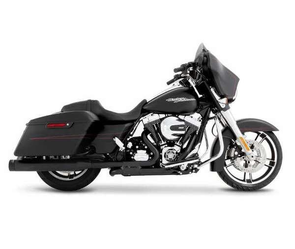 Muffler Slip-on 4(r) Slimline Duals Touring Black, 1, nordicamoto.ro