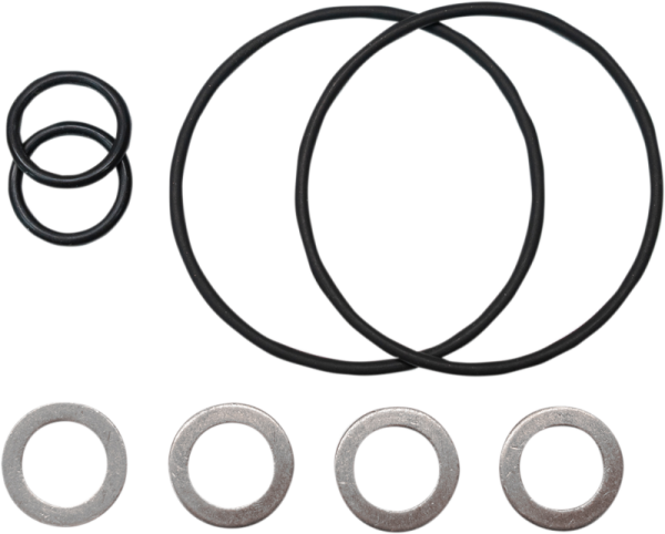 MOOSE RACING Oil Filter Hardware Kit Black, Silver 