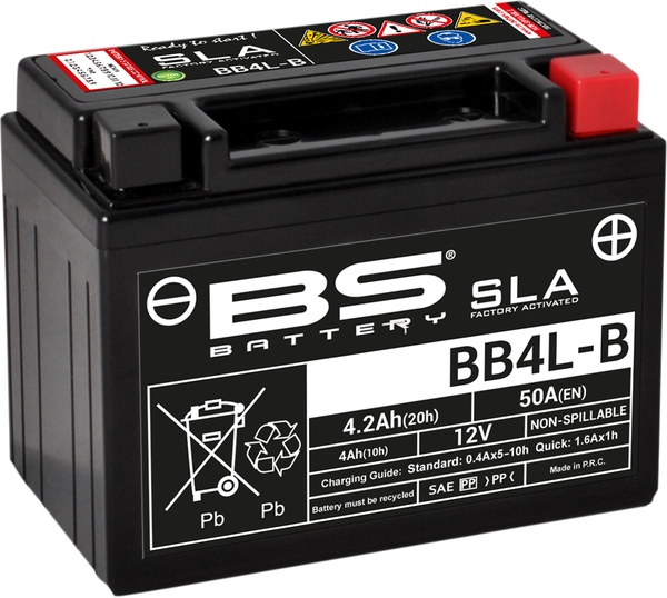 Sla Factory-activated Agm Maintenance-free Batteries Black -0