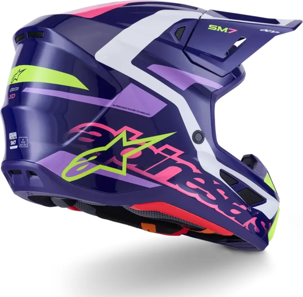 Cască Alpinestars SM7 Deed Purple-3