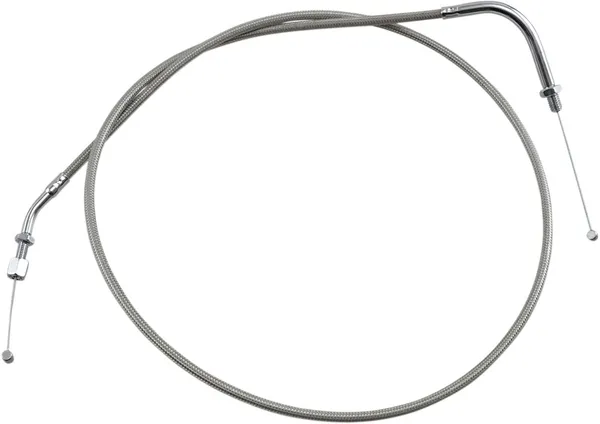 Armor Coat Stainless Steel Throttle/idle Cable For Cruisers Silver-0