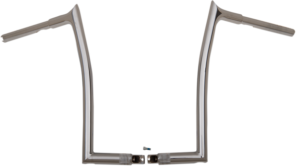 1-1/4(r) Ez Install Pointed Top Handlebar Silver, 5, nordicamoto.ro