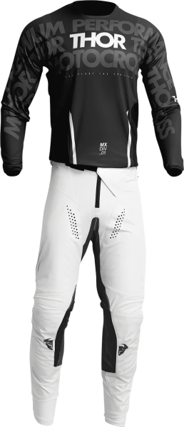 Tricou Thor Pulse Mono Black/White M, 3, nordicamoto.ro