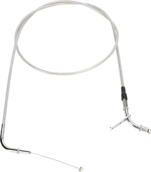 Armor Coat Stainless Steel Throttle/idle Cable For Cruisers Silver +203 mm (8''), 1, nordicamoto.ro