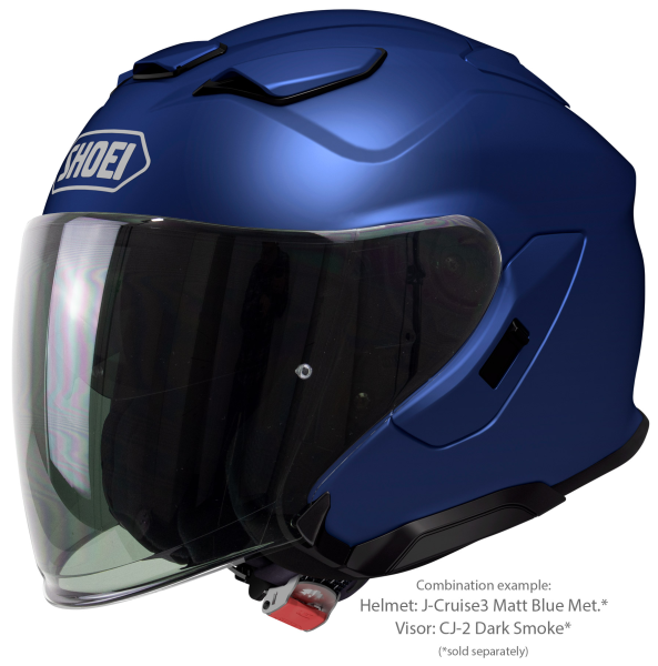 Casca Jet SHOEI J-CRUISE3 Albastru Mat Metalic XXL-0