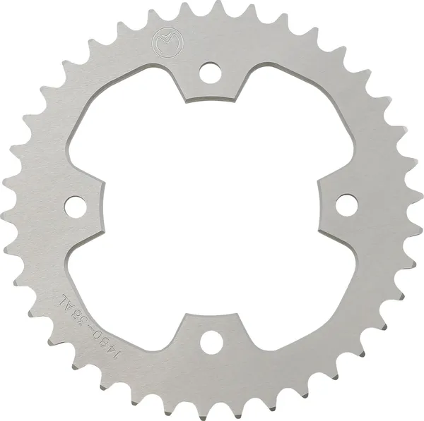 MOOSE RACING Aluminum Rear Sprocket Atv Silver -0