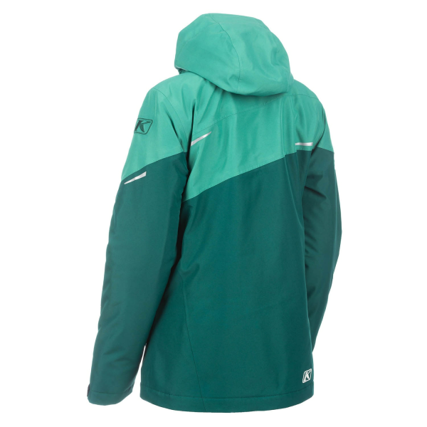 Geaca Dama Snowmobil Klim Allure Insulated Arctic Teal - High-rise-6