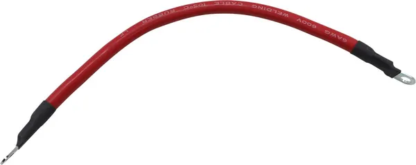 MOOSE RACING Battery Cable Red 