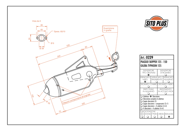 Sitoplus Full-system Exhaust Black, 2, nordicamoto.ro