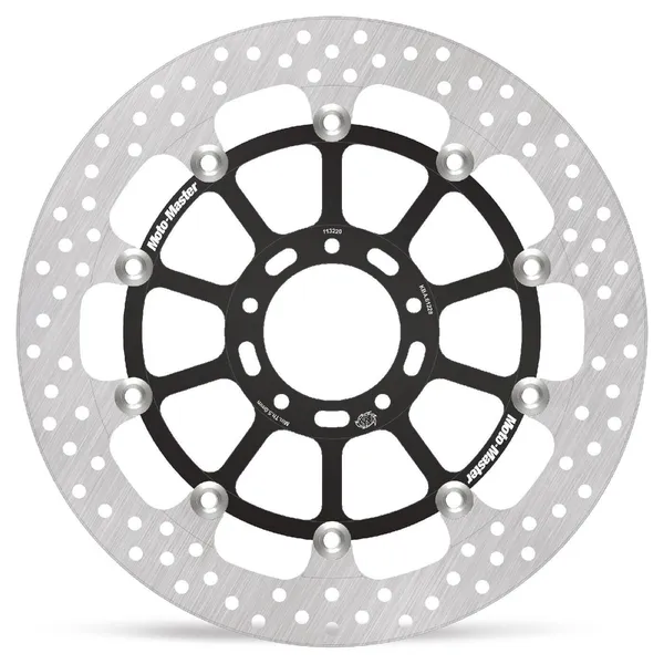 Halo Series Floating Rotor Black, Silver, Stainless Steel-0