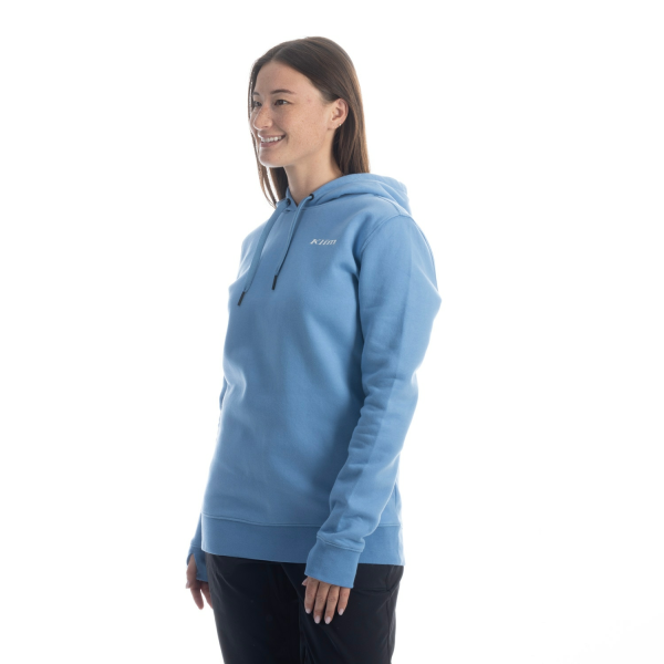 Hanorac Dana Klim Mariposa Long Pullover Cyaneus - White-4