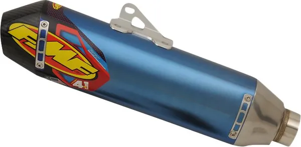 Factory 4.1 Rct Slip-on Muffler Anodized Blue-1