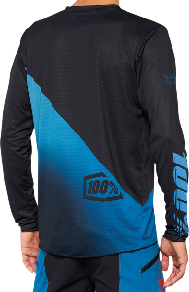 R-core X Ls Bicycle Jersey Blue, Black -0