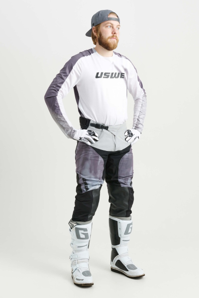 Tricou USWE Kalk Off-Road White-4